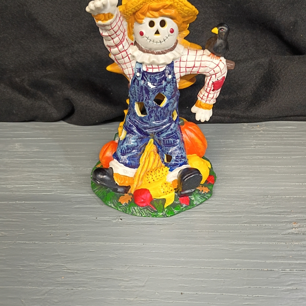 Colorful Scarecrow Figurine